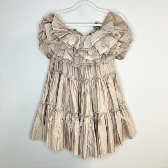 Aje Allure Tiered Ruffle Mini Dress Size 2 US / 6 AU - Picture 7 of 14